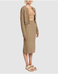 FRIEND of AUDREY - Miller Cable Knit Skirt