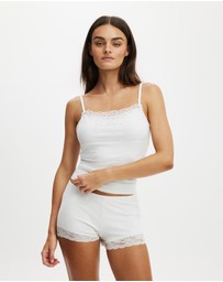 Cotton On Body - Dreamy Soft Lace Overlay Cami