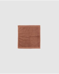 Bambury - Angove Face Washer 33x33cm Woodrose