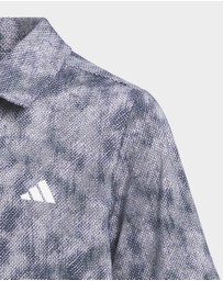 adidas Performance - Performance Textured Print Polo Shirt Kids