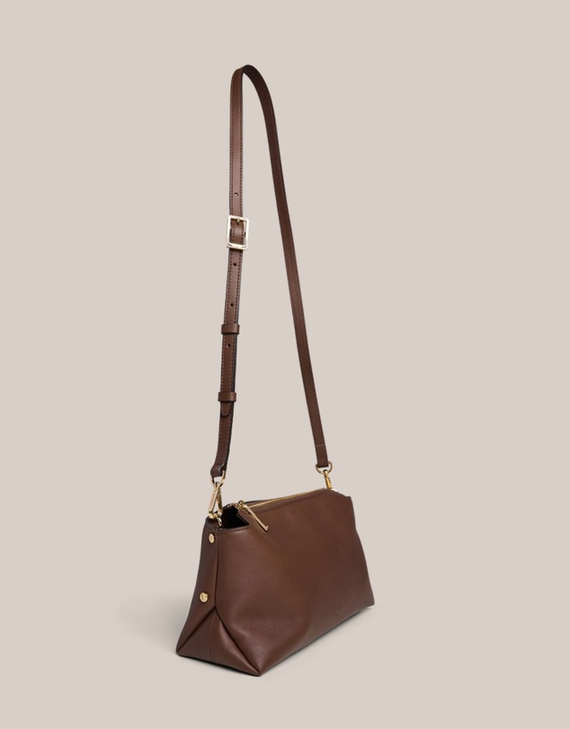 VESTIRSI - Clara Chocolate Shoulder Crossbody Bag