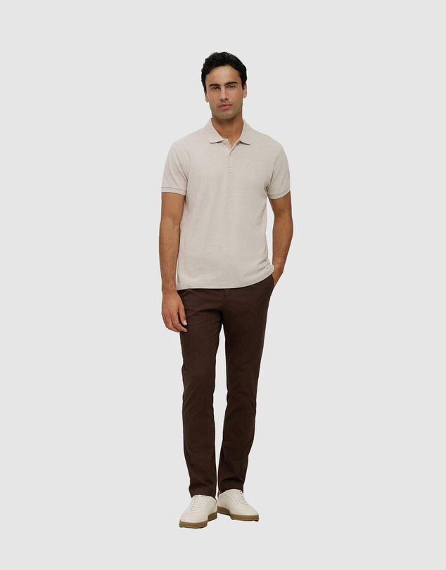 Trenery - Pique Marle Monogram Polo