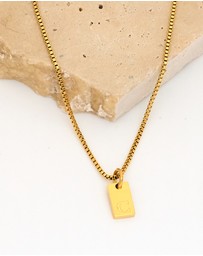 Winona - Afine Alphabet Necklace letter C