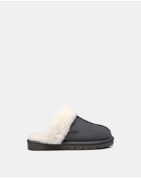 EVERAU - Australian Shepherd Ugg Muffin Slipper Cow Suede Upper House Shoes