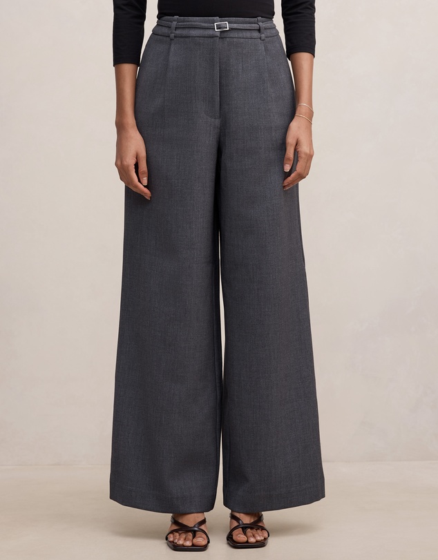 Forever New Petite - Lena Petite High Waist Wide Leg Pants