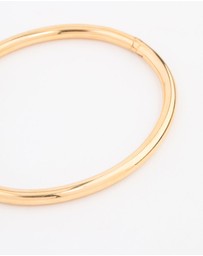 Lovisa - Waterproof Gold Plated Stainless Steel Simple Hinge Bracelet