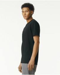 American Apparel - Unisex Henley Short Sleeve CVC T-Shirt