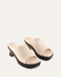 Jo Mercer - Palm Mid Heel Sandals