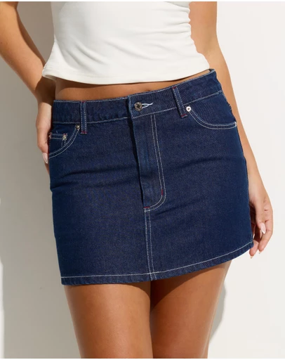 Dazie - Doyle Denim Mini Skirt