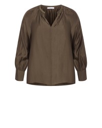 City Chic - Felicity Relaxed V Neck Shirt