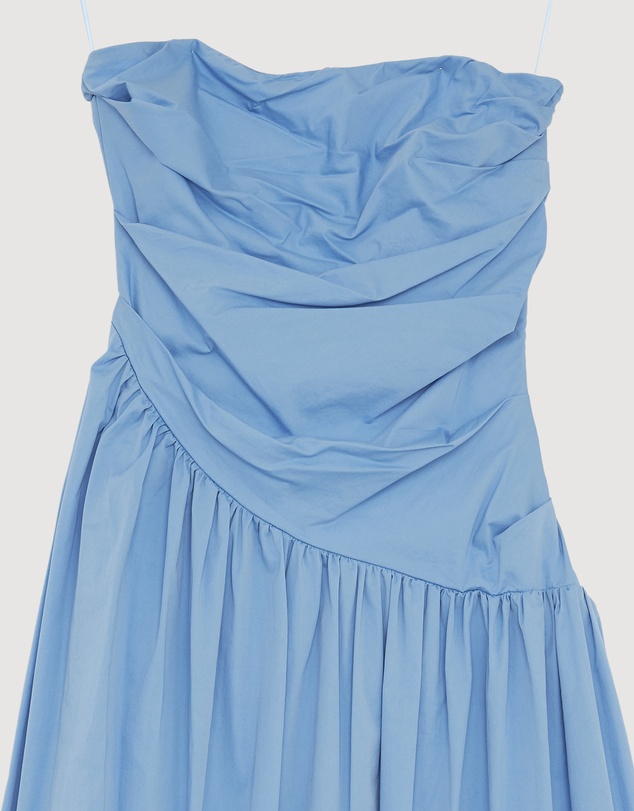 Revibe - Repaired AERE Kiera Strapless Midi Dress - AU 10