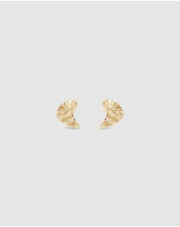 Ichu - Arctic Curve Earrings Gold