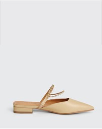 Belle & Bloom - On The Go Leather Flat