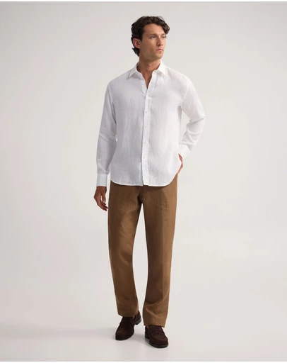 Oxford - Cooper Ls French Linen Shirt