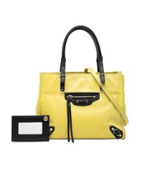 Pre-Loved by Azura Reborn - Pre-Loved Mini Bicolor Leather Papier A4 Zip Around Tote