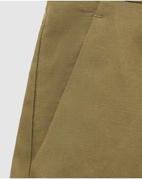 M.N.G - Max Linen-Blend Bermuda Shorts