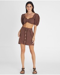 Heaven Australia - Garnet Lace Crop