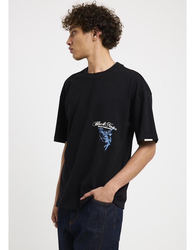 Black Noise White Rain - Script T-Shirt