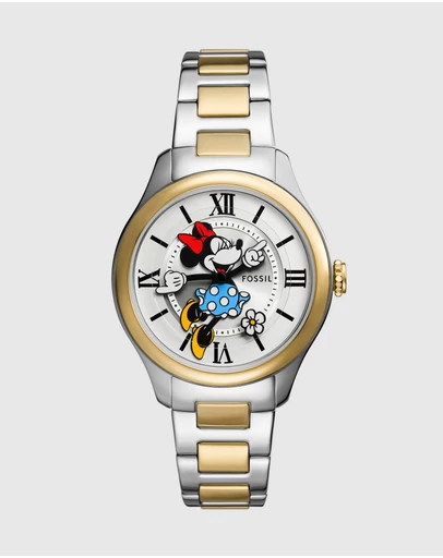 Fossil - Mickey and Friends Two Tone Analogue Watch