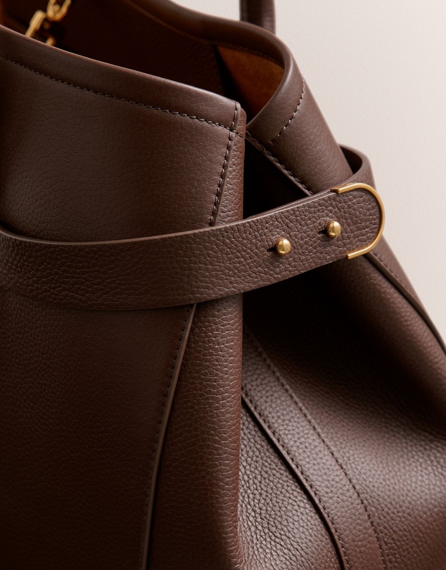 Trenery - Kalin Leather Tote in Chocolate