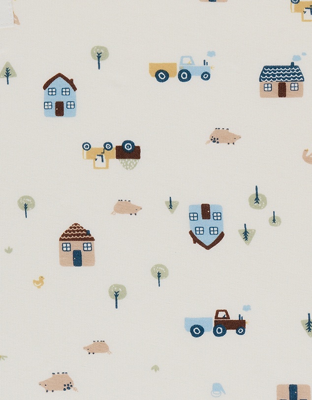 Kynd Baby - Fitted Cot Sheet in Pasture