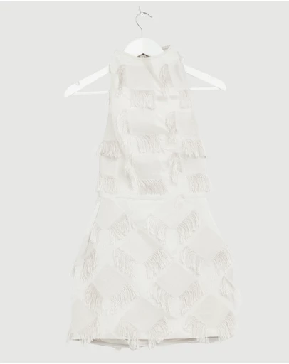 Revibe - Repaired Paris Georgia Back Wrap Mini Dress - AU 6