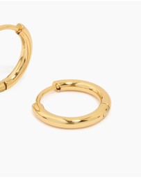 Lovisa - Waterproof Gold Plated Stainless Steel Core Clicker Earrings 14 MM