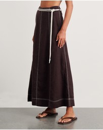 Jag - Sabine Linen Maxi Skirt