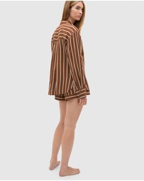 Seed Heritage - Stripe Shirt and Short PJ Set