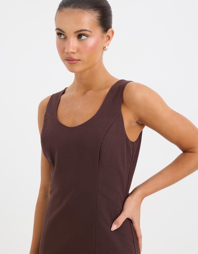 Calli - Ella Scoop Neck Midi Dress