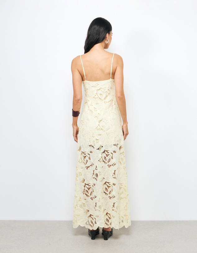 AERE - Evania Lace Maxi Dress