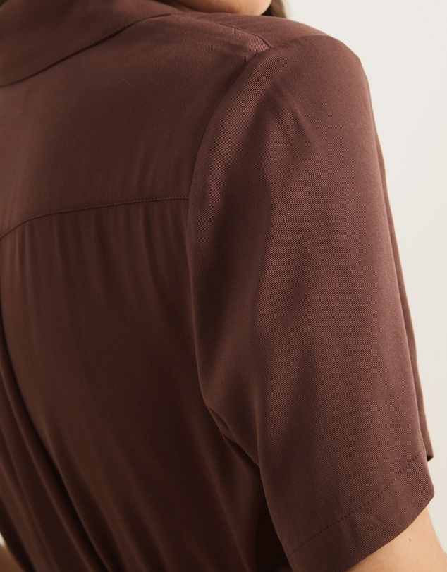 Atmos&Here - Holly Viscose Twill Mini Dress
