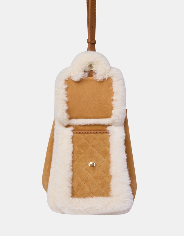 EVERAU - Australian Shepherd Ugg Maple Tote Cow Suede Upper Bags