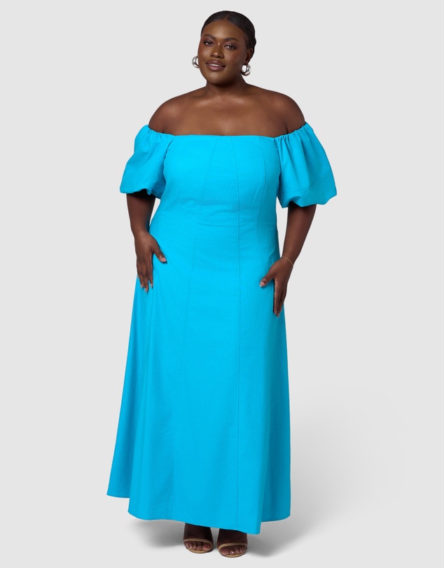 Pink Dusk by Curve Project - Heart Racer Midi Dress