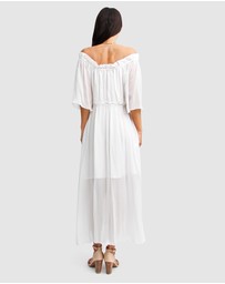 Belle & Bloom - Amour Amour Ruffled Midi Dress