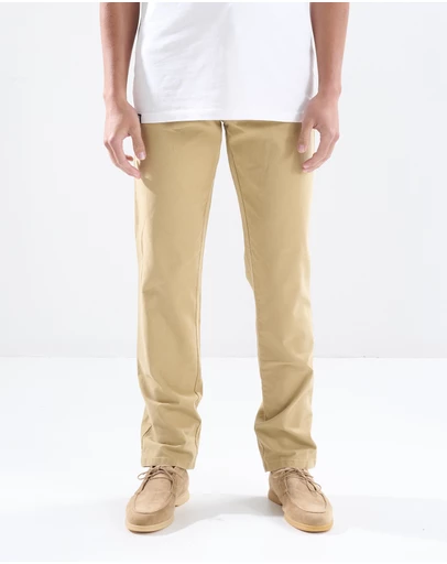 3 Wise Men - 3 Wise Men Tapered Fit Chino -  Tan