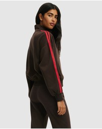 Cotton On - Funnel Neck Fleece Zip Through Sweat