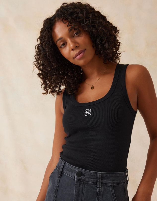Ceres Life - Zoe Contour Rib Scoop Tank