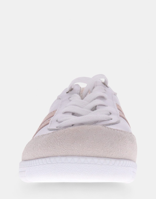 Mia Vita - Ramona Lace-Up Casual Sneaker - White/Blush