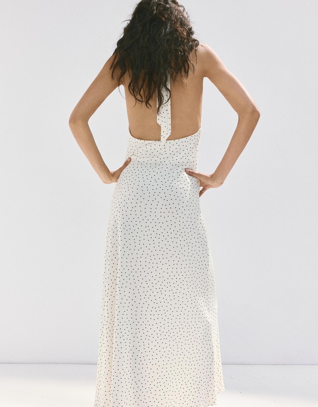 M.N.G - Draped Halter Dress