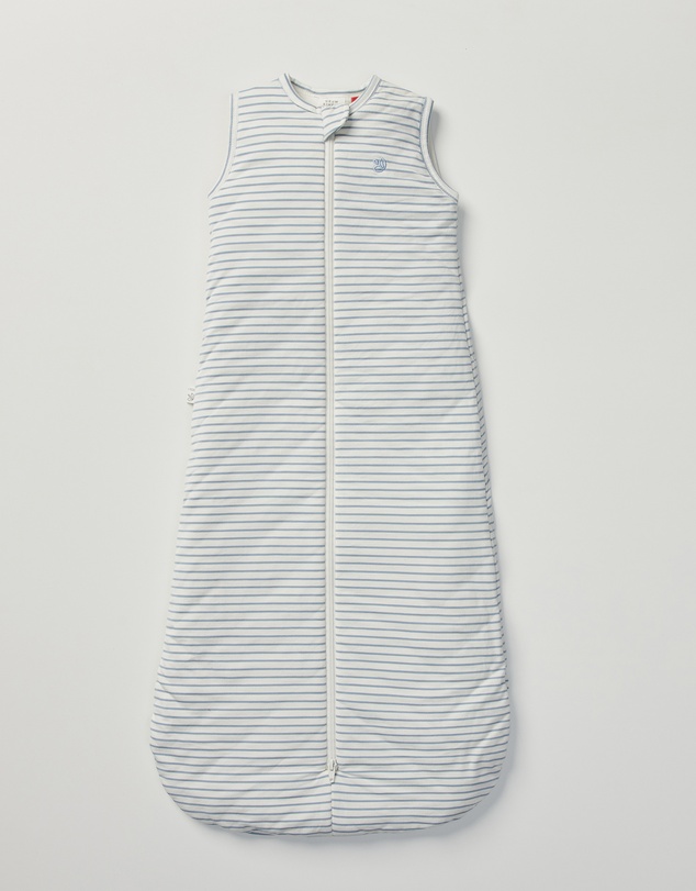 Grow Kindly - Sleeping Bag in Dusk Blue Stripe - 2.5 TOG