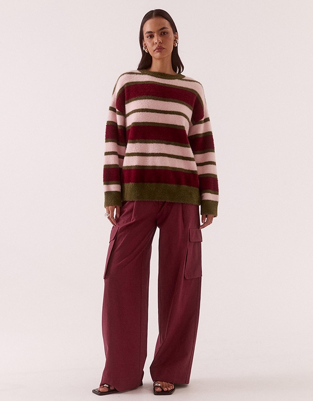 SOVERE - Holland Stripe Crew Knit