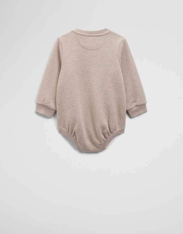 Country Road - Organically Grown Cotton Logo Oversized Long Sleeve Bodysuit