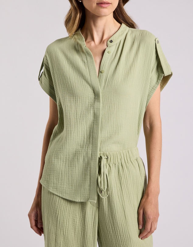 David Lawrence - Maurine Cotton Crinkle Shirt