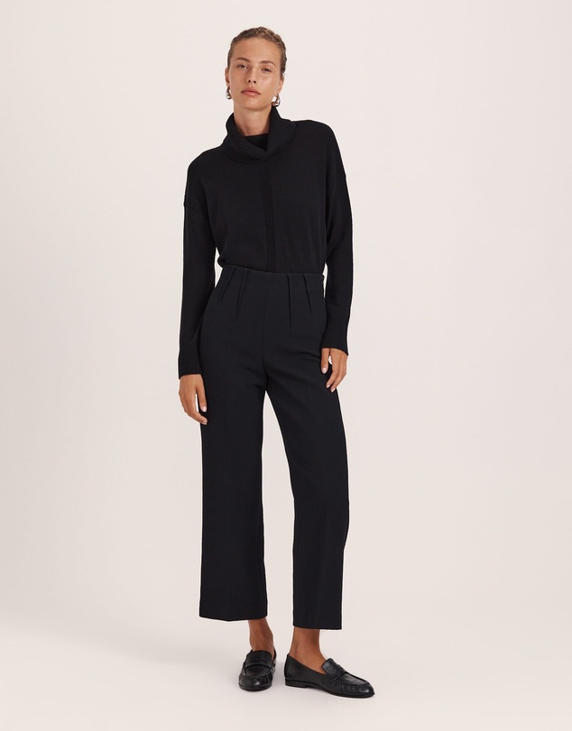 SABA - Raya Wool Crop Wide Leg Pant
