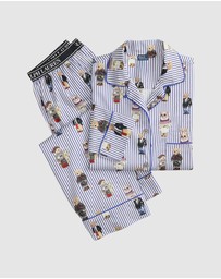 Polo Ralph Lauren - Madison Cotton Long Sleeve Button Down Pyjama Set