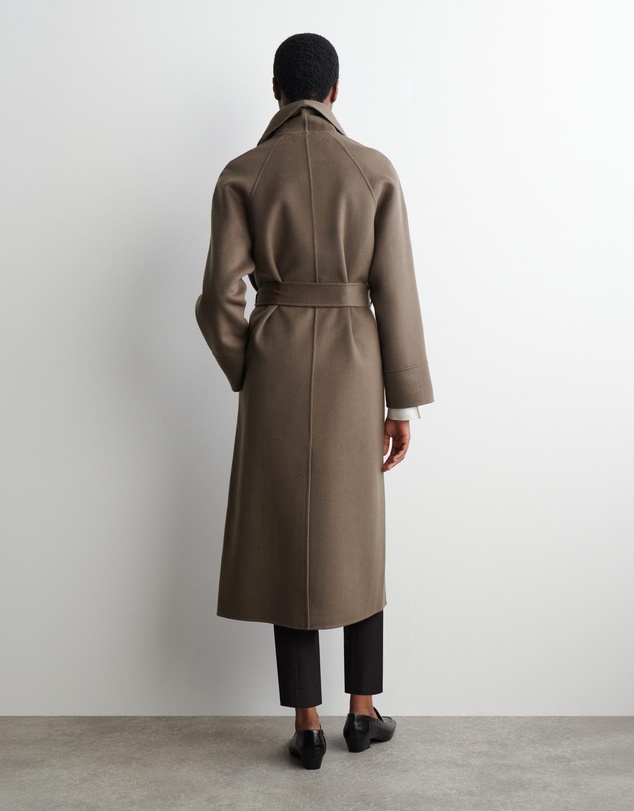 COS - Belted Double-Faced Wool Long Coat