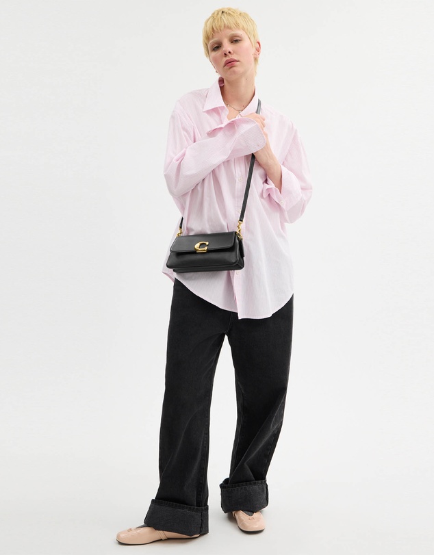 Coach - Refined Calf Leather Jet Shoulder Bag