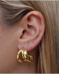 Izoa - Quinn Hoop Earrings