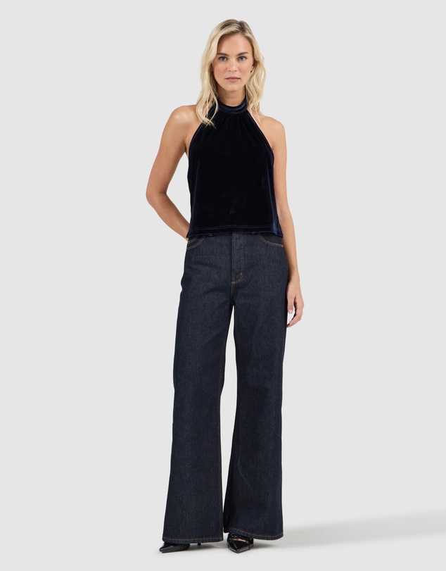 Rolla's - Cameo Halter Top Velvet